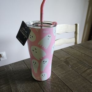 30 oz Pink Ghost Tumbler NWT